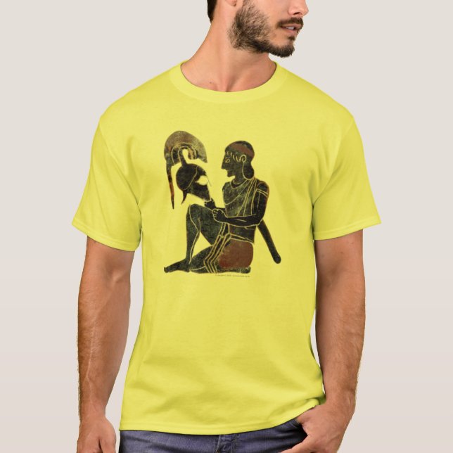 T-shirt Panoplie - séance de soldat de hoplite du grec (Devant)