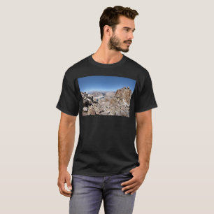 T-shirt Panorama de la crête du sentier du Mont Whitney -