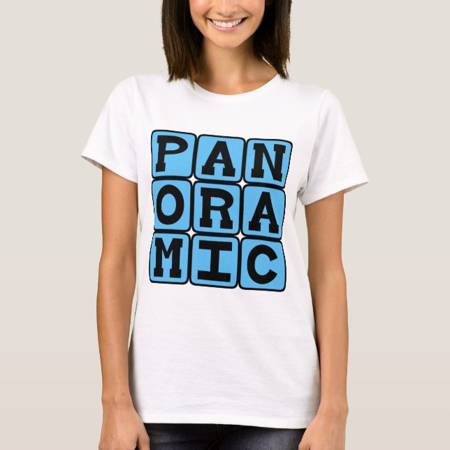 T-shirt Panoramique, Style photographique (Devant)