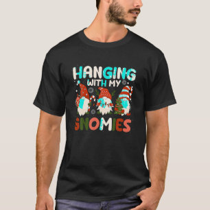 T-shirt Panser Avec Mes Gnomies Drôle Noël Gnome Fami