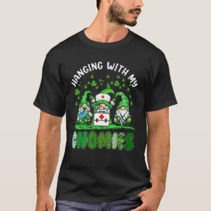 T-shirt Panser Avec Mes Gnomies Infirmière Stethoscope St
