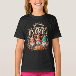 T-shirt Panser Avec Mes Gnomies - Pour Enfants & Adultes A