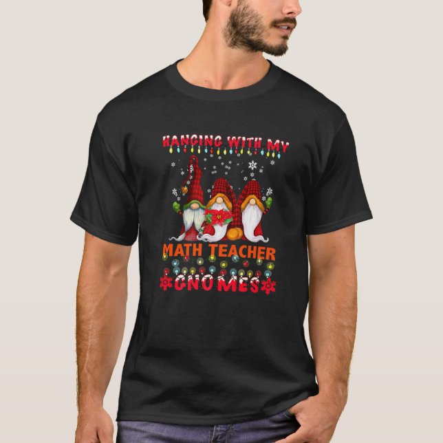 T-shirt Panser Avec Mon Professeur De Maths Gnomes laides  (Devant)