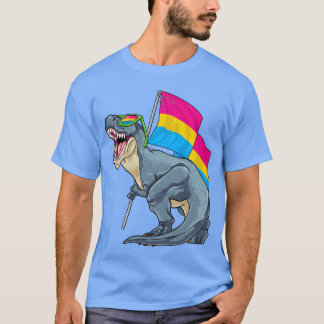 T-shirt Panseual Dinosaur Pan Pride Flag LGBT Re Pride fri