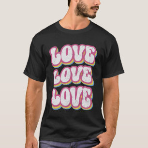 T-shirt Pansexual Flag Love Pride Pan Vintage