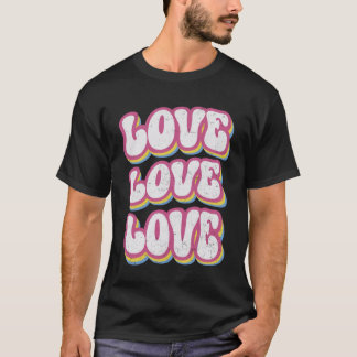 T-shirt Pansexual Flag Love Pride Pan Vintage