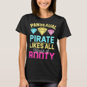 T-shirt Pansexual Pride Pan Rights Gay Pirate Boty