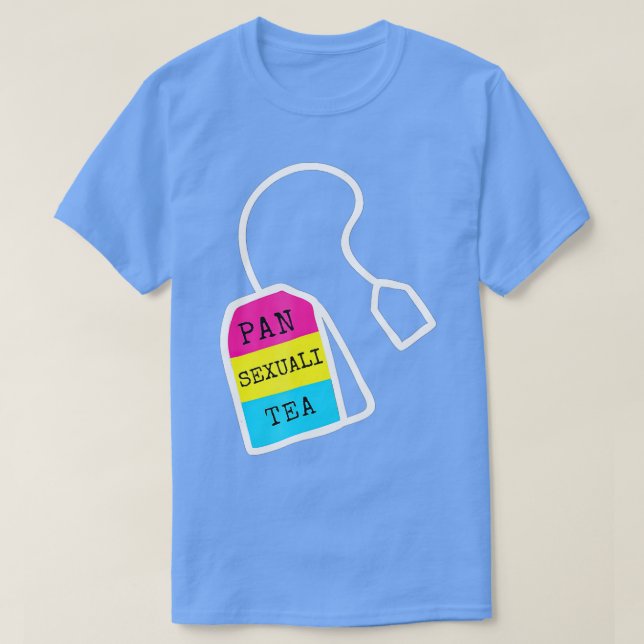 T-shirt Pansexual Pride  Pansexualitea  (Design devant)