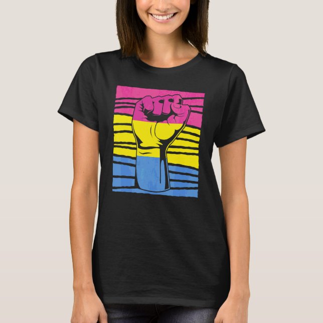 T-shirt Pansexuality Fierté Premier Pan Égalité Pansexual  (Devant)