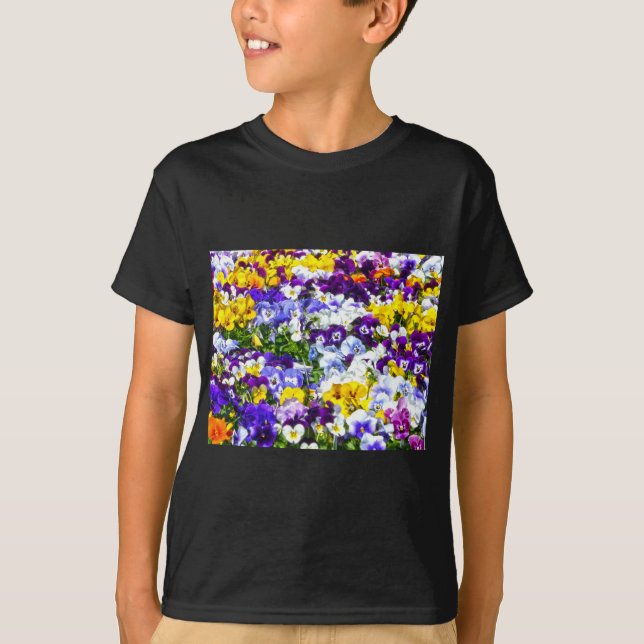 T-shirt Pansies (Devant)