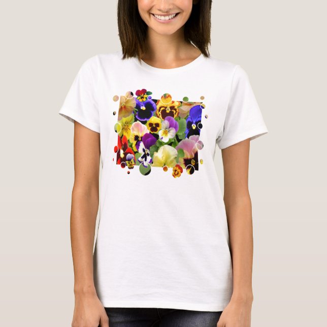 T-SHIRT PANSY PATCHWORK (2) (Devant)