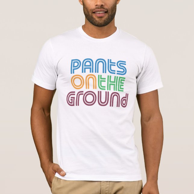 T-shirt Pantalon au sol (Devant)