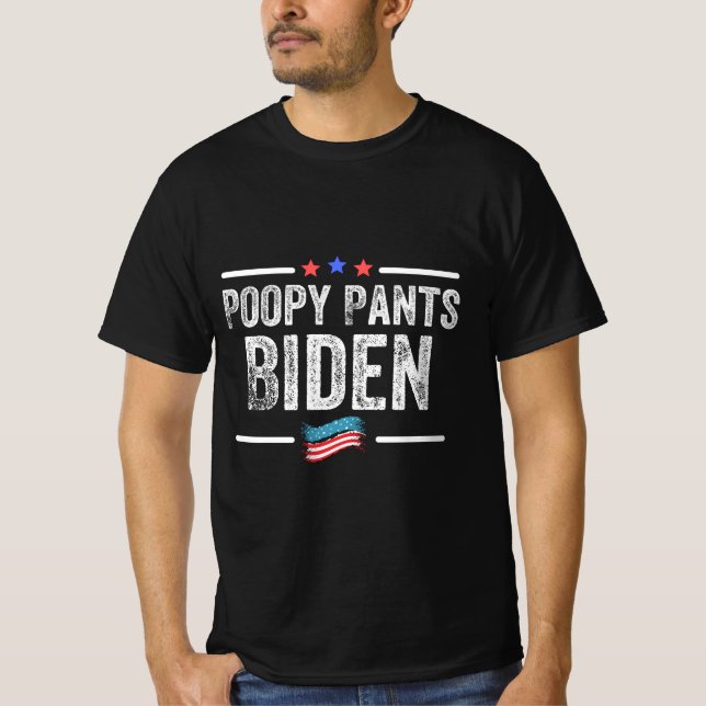 T-shirt Pantalon de la pauvreté Biden (Devant)