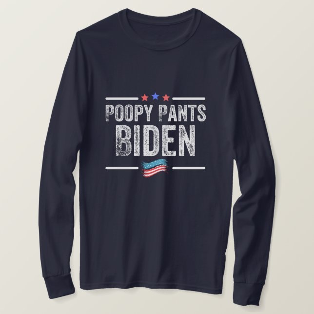 T-shirt Pantalon de la pauvreté Biden (Design devant)