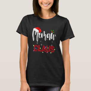 T-shirt Pantalon de Noël de famille assorti Memaw Claus No