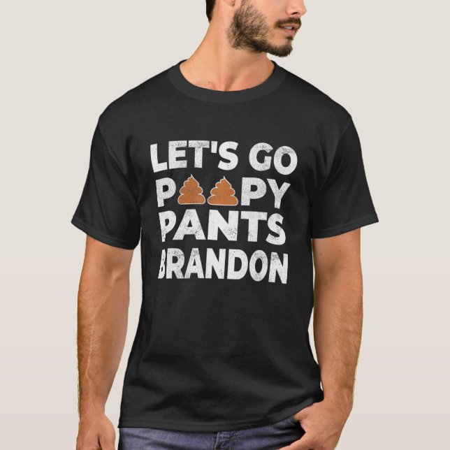 T-shirt Pantalon de poivre Brandon Pantalon de poOPy Biden (Devant)