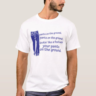 T-shirt Pantalon sur la chemise moulue