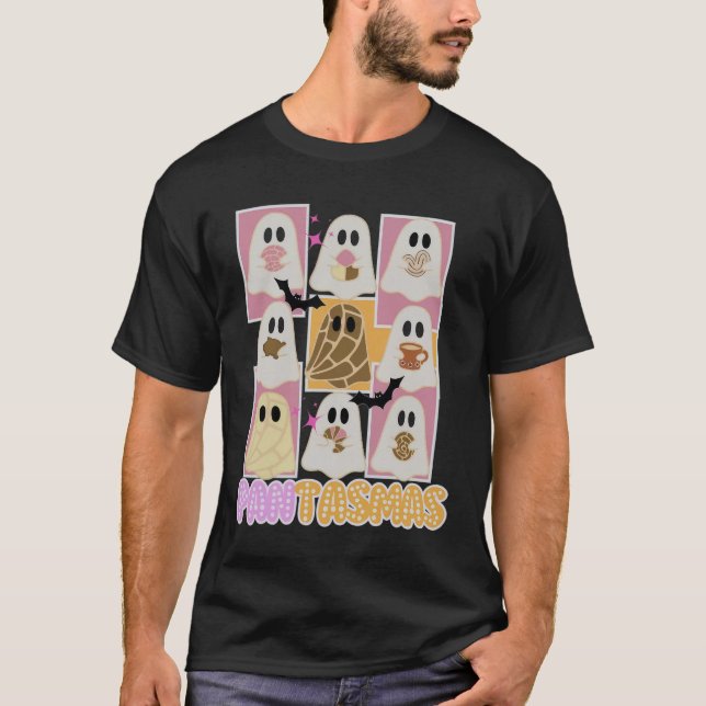 T-shirt Pantasmas Pan Dulce Ghost Espagnol Mexicain Hallow (Devant)