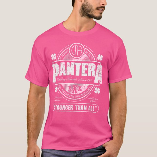 T-shirt Pantera Officielle Plus Forte Que Toutes Les St Pa (Devant)