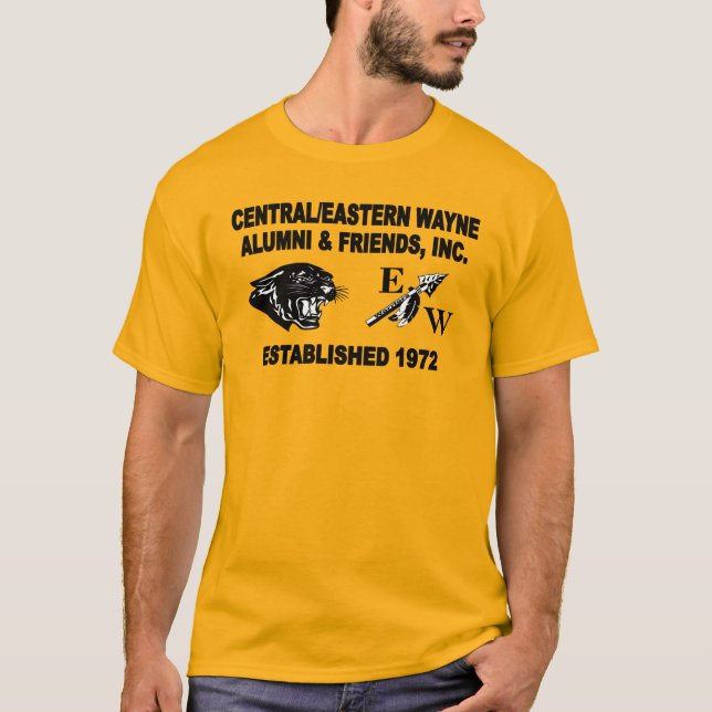 T-shirt Panther et Trending EW Gold (Devant)