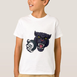 T-shirt Panther Piscine En Colère 8 Ll Billard Carton