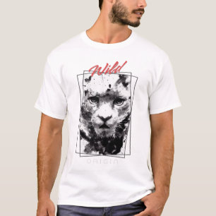 T-shirt Panther Wild Nature Free Spirit Art Brus