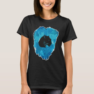 T-shirt Panthère Dans Un Bloc De Glace Pour L'Éternité