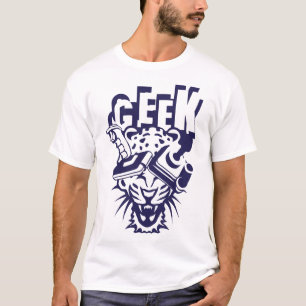 T-shirt panthere geek manette jeux joystick video