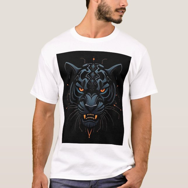 T-shirt Panthère noire (Devant)