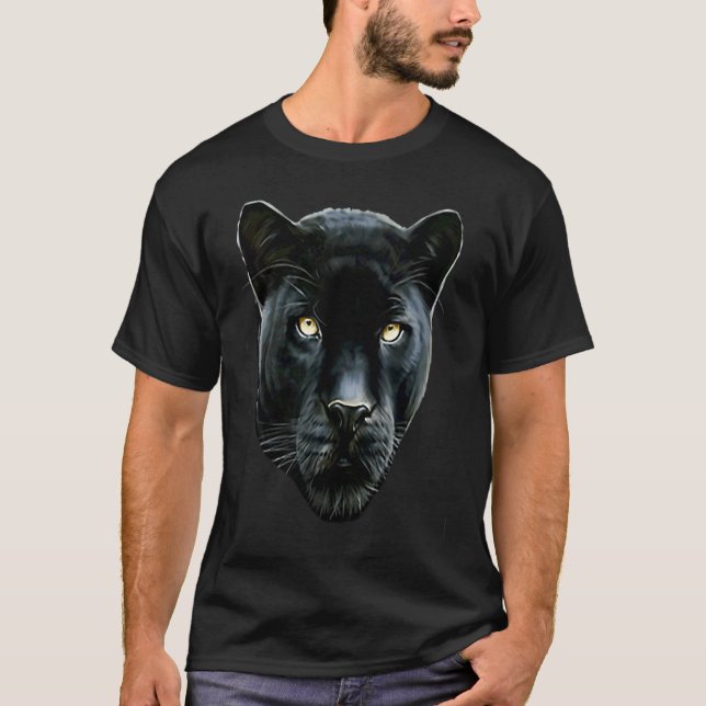T-shirt Panthère noire (Devant)