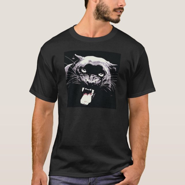 T-shirt Panthère noire Jaguar (Devant)