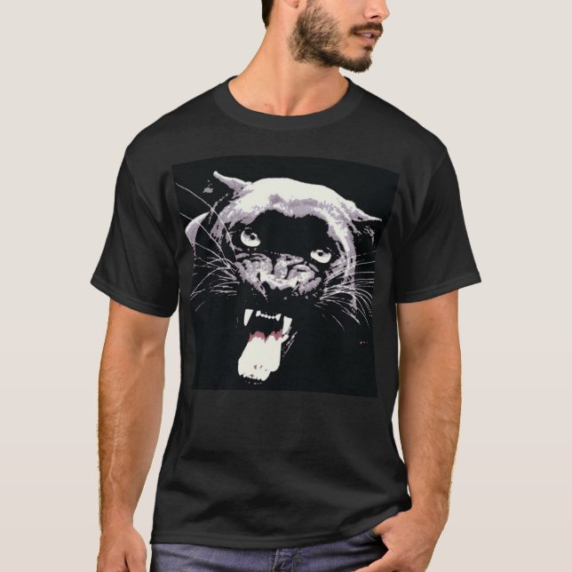 T-shirt Panthère noire Jaguar (Devant)