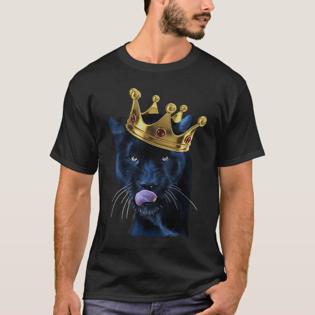 T-shirt Panthère noire majestueuse Jaguar (Devant)