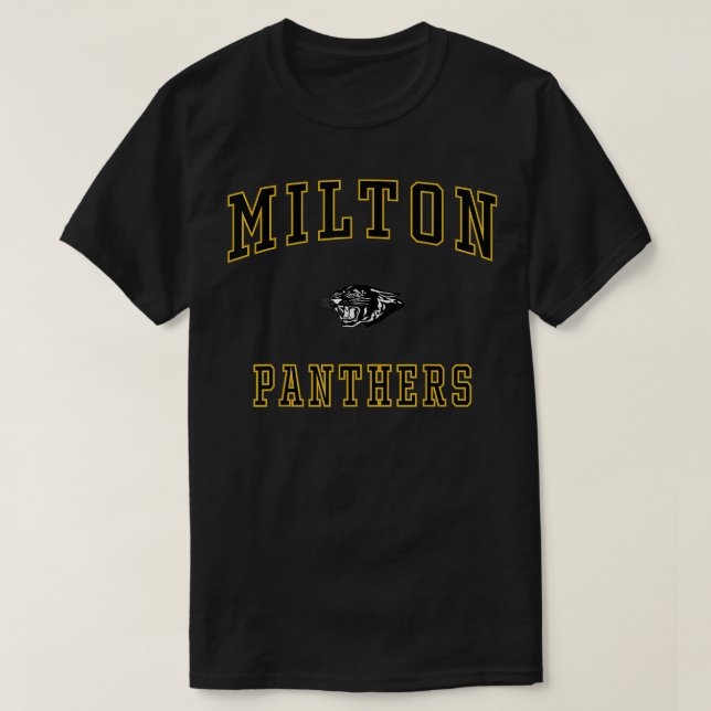 T-shirt Panthers du lycée de Milton (Design devant)