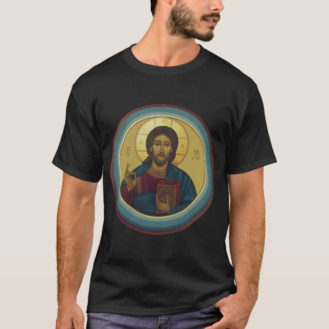 T-shirt Pantocrate Jésus Christ (Devant)