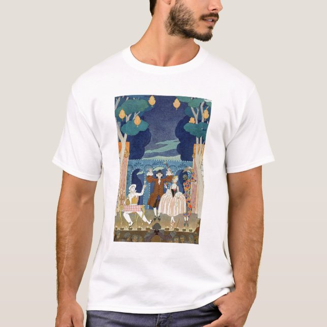 T-shirt Pantomime l'étape, illustration pour des 'fêtes (Devant)