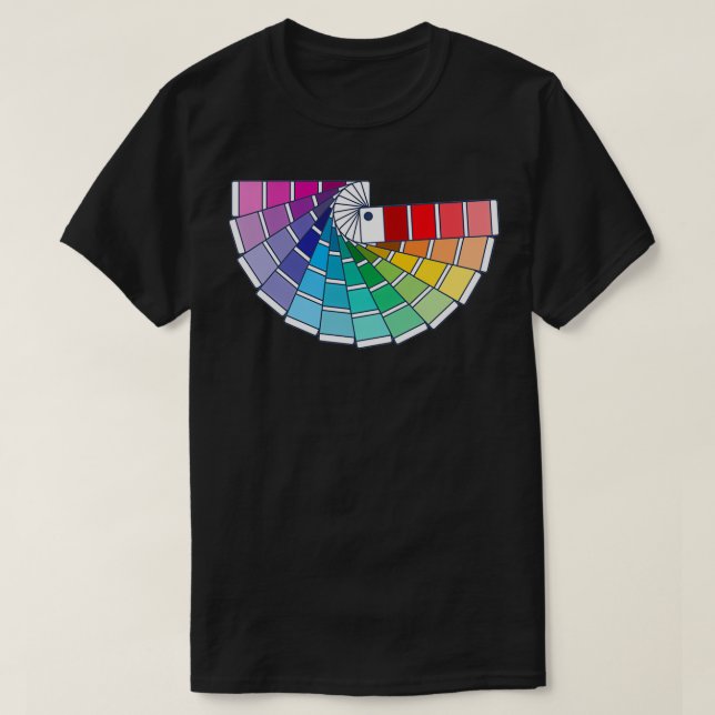 T-shirt Pantone Couleur puce swatts livres (Design devant)