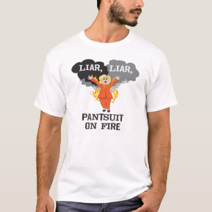 T-shirt Pantsuit sur le feu