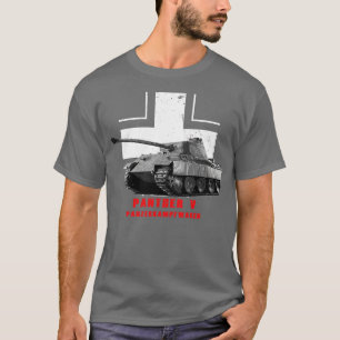 T-shirt Panzerkampfwagen Panther V Char militaire 2ÈME GUE