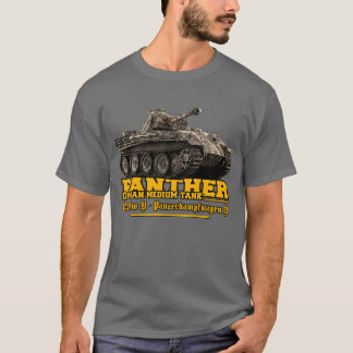 T-shirt Panzerkampfwagen V Panther char allemand 2ÈME GUER