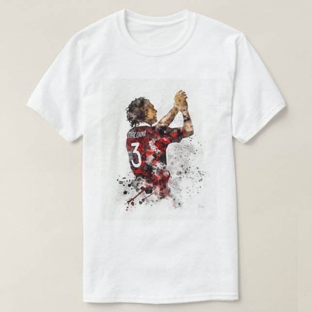 T-shirt Paolo Maldini (Design devant)