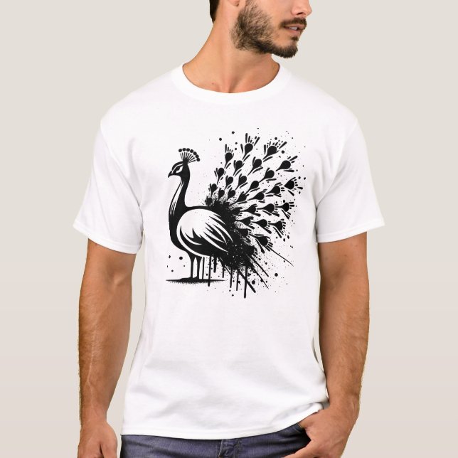 T-shirt Paon (Devant)