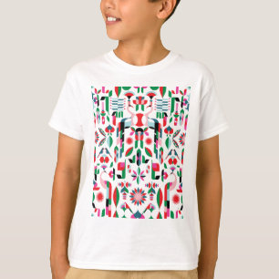T-shirt Paon Abstrait