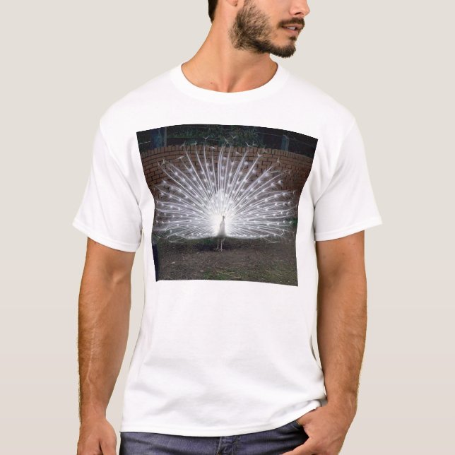T-shirt Paon albinos (Devant)