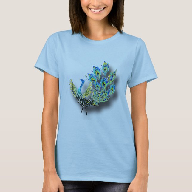 T-shirt Paon dansant (Devant)