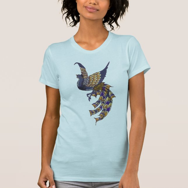 T-shirt Paon vintage (Devant)