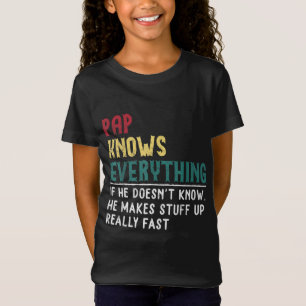 T-Shirt Pap connaît tout le cadeau de Fête des pères pour 