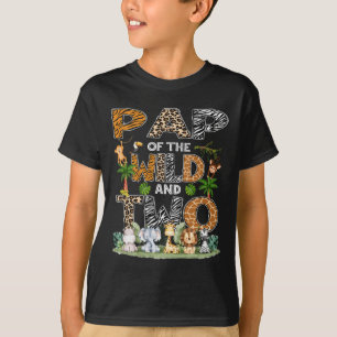T-shirt Pap Of The Wild Et Deux Zoo Safari Jungle Annivers
