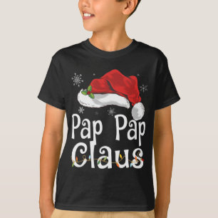 T-shirt Pap Pap Claus Père Noël Funny Christmas Pajama Mat