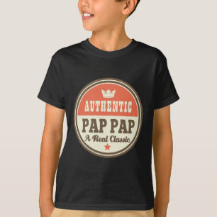 T-shirt Pap Pap Grand-Père Pappap Fête des pères Tee